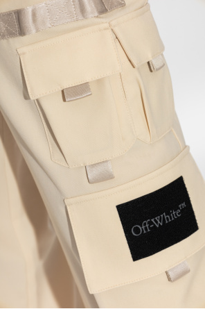 Off-White Trousers GANNI with logo