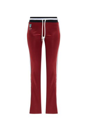 Track pants with side stripes