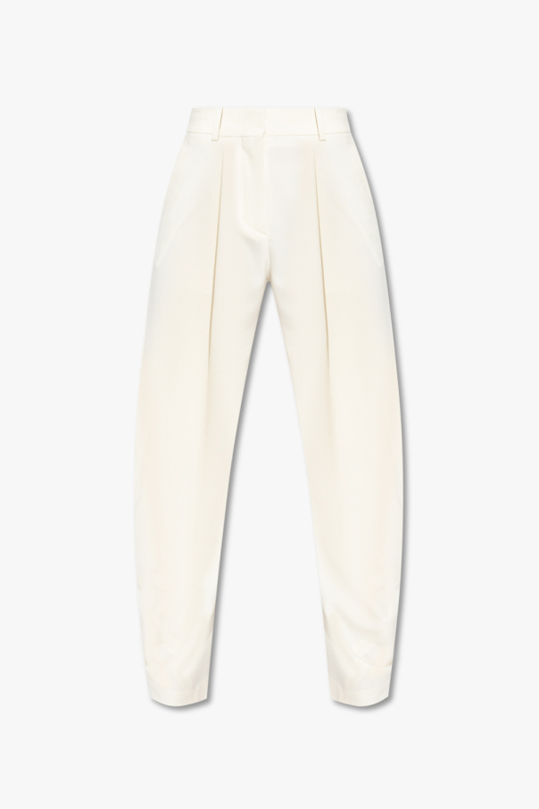 Off-White Pleat-front Skinny-Jeans trousers