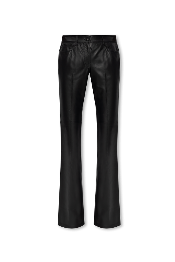 Missguided Plus faux leather pants in black
