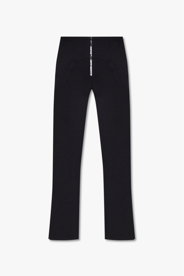 Off-White Trousers Grande with logo