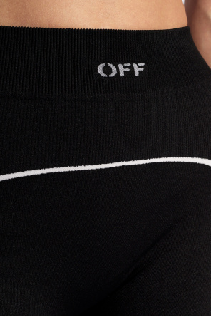 Off-White Sportowe legginsy z logo