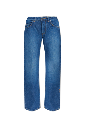 Straight-leg jeans