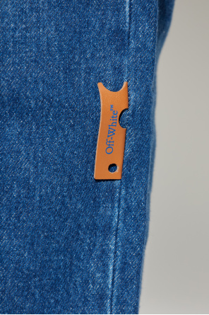 Off-White Jeans mit geradem Bein