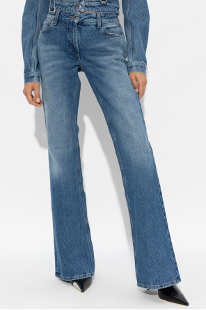 Off-White Jeansy typu ‘flare’