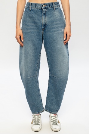 Off-Look Logo jeans