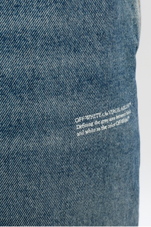 Off-Look Logo jeans