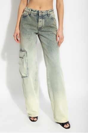 Off-White Jeansy typu ‘baggy’