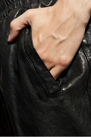 Diesel Pantalones de cuero `P-BRU`