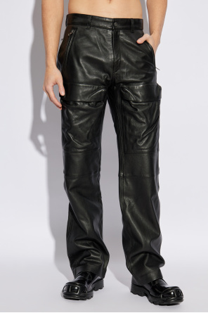 Diesel Skórzane spodnie `P-GAST`