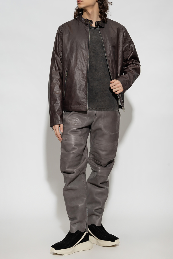 Diesel ‘P-JOSHY’ leather one trousers