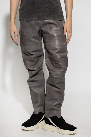 Diesel ‘P-JOSHY’ leather trousers