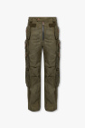 Diesel GREEN ‘P-KON’ trousers with detachable pockets
