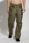 Diesel GREEN ‘P-KON’ trousers with detachable pockets