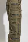 Diesel GREEN ‘P-KON’ trousers with detachable pockets