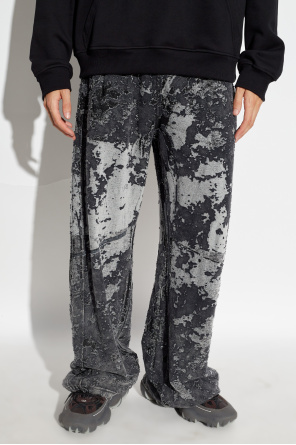 Diesel Trousers with raw finish P-MARTIS-SHOW