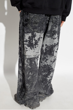 Diesel Trousers with raw finish P-MARTIS-SHOW