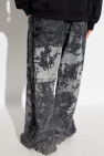 Diesel GREY Pants with raw finish P-MARTIS-SHOW