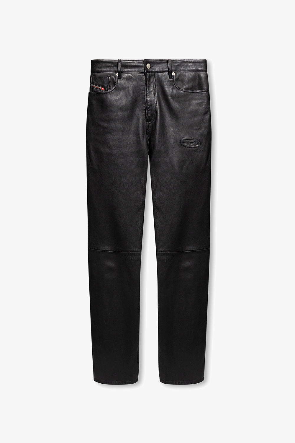 METAL' leather trousers Diesel - Z Zegna high-rise jeans - GenesinlifeShops  Germany - Black 'P