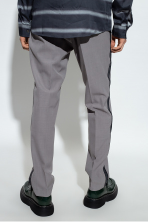 Diesel ‘P-Moe’ trousers wearing with side stripes