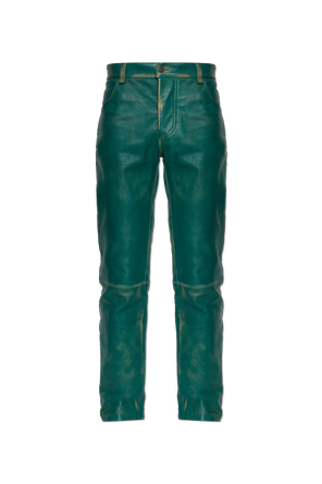 Leather trousers ‘P-OCKET’