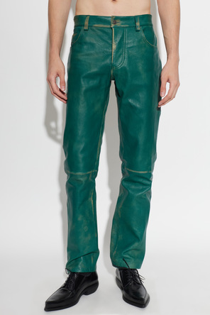 Diesel Leather trousers ‘P-OCKET’
