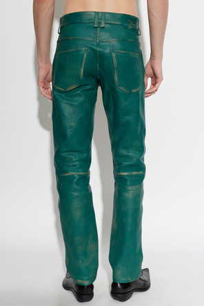 Diesel Leather trousers ‘P-OCKET’