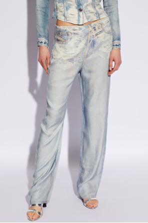Diesel ‘P-SARKY’ trousers with ‘trompe l’oeil’ effect