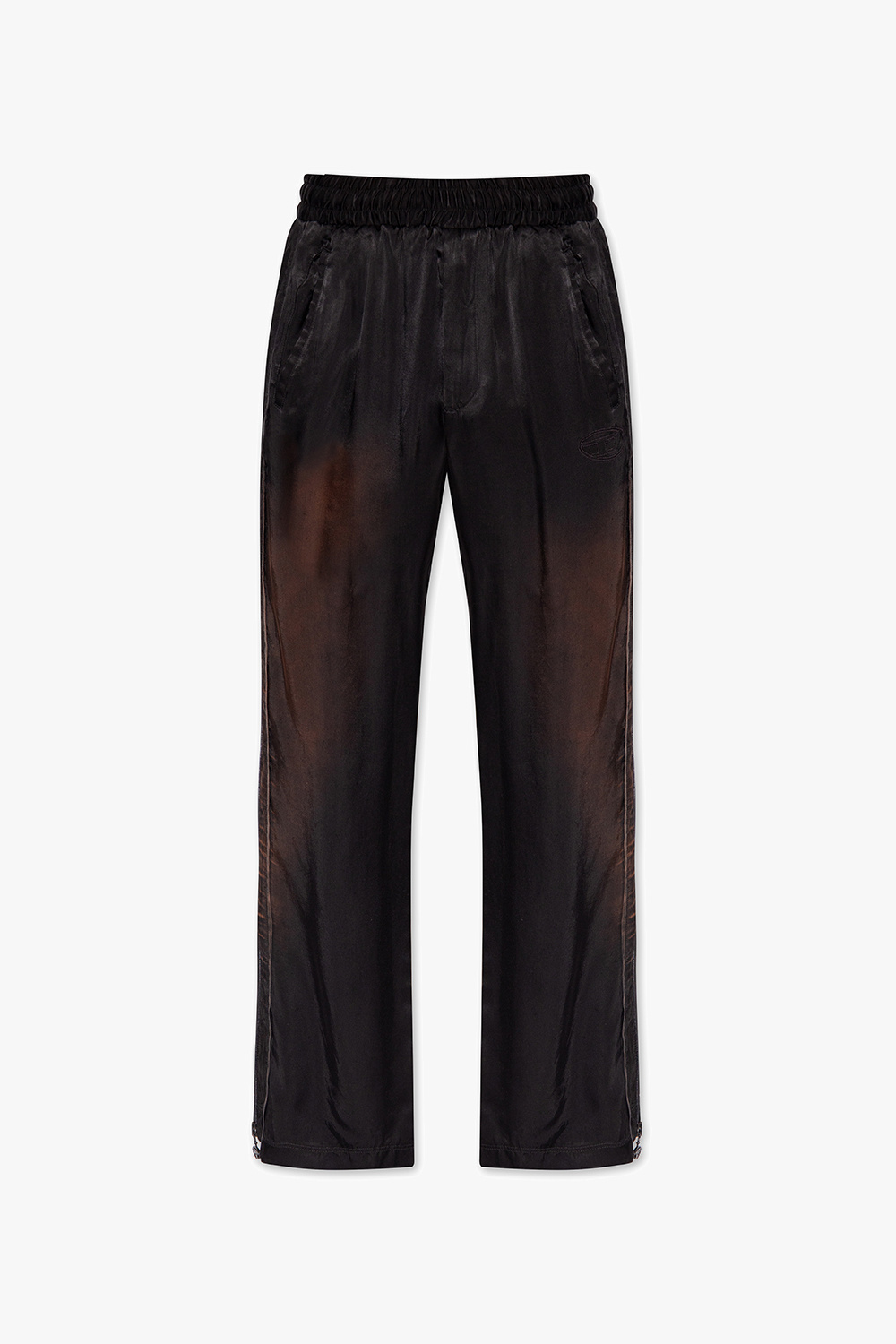 Diesel ‘P-WINFRED’ satin Biqu trousers