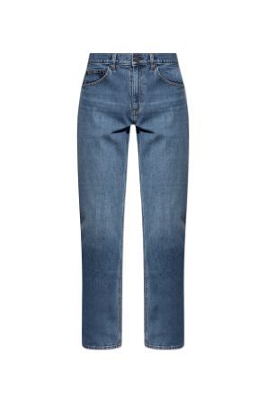 Jeans with tapered legs