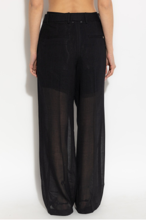 Helmut Lang Pantalones transparentes