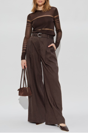 Wide-leg crease trousers od Helmut Lang