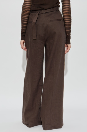 Helmut Lang Wide-leg crease trousers