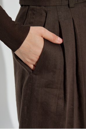 Helmut Lang Wide-leg crease trousers