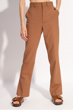 Aeron ‘Jamuna’ pleat-front trousers