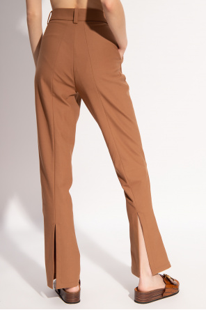 Aeron ‘Jamuna’ pleat-front trousers