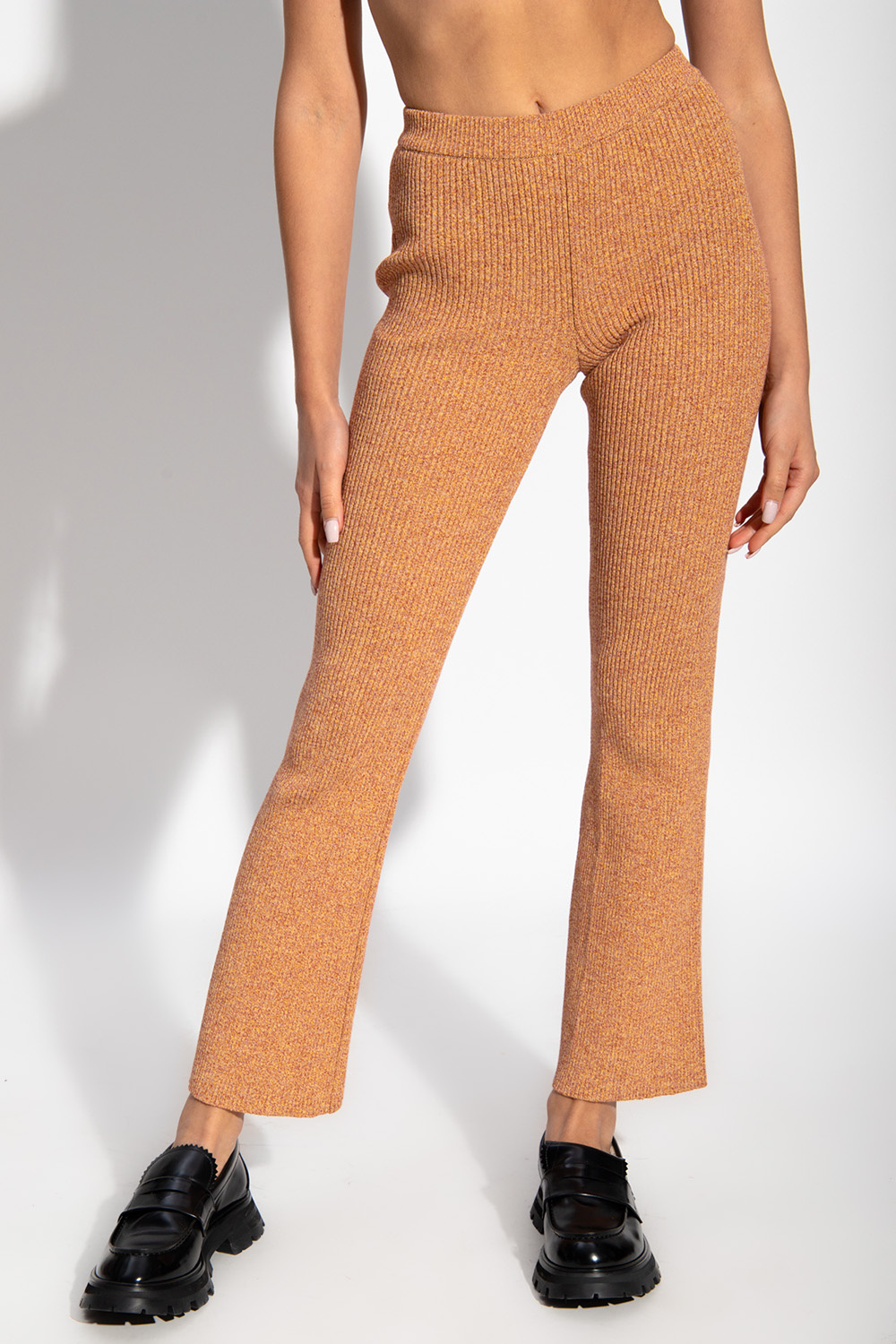 Aeron ‘Egon’ ribbed bell-bottoms