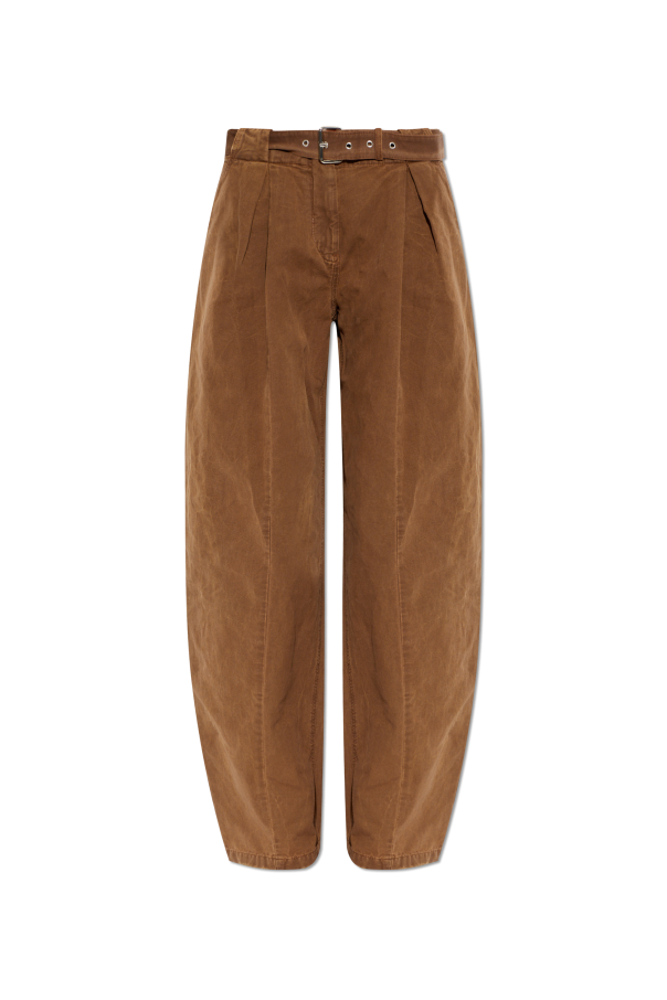 Blumarine Loose-fit trousers with belt