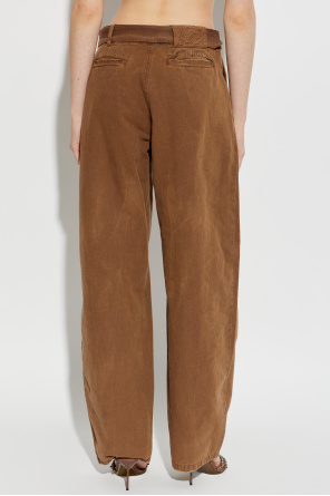 Blumarine Loose-fit trousers with belt