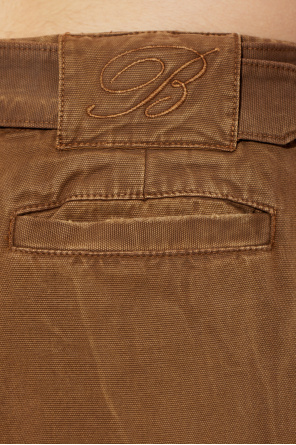 Blumarine Loose-fit trousers with belt