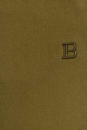 Balmain Calças de fato de treino com pernas de corte direito