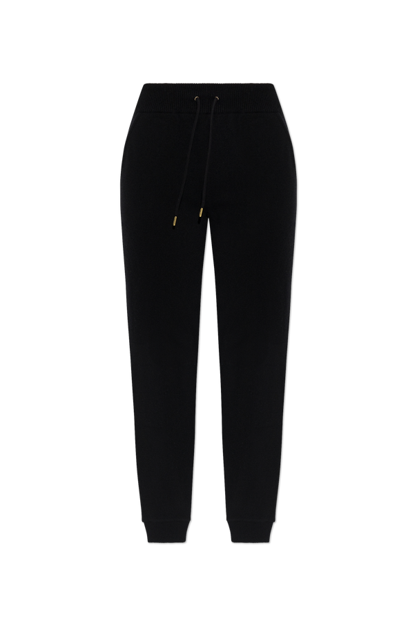Balmain Wool trousers with sewn-in logo
