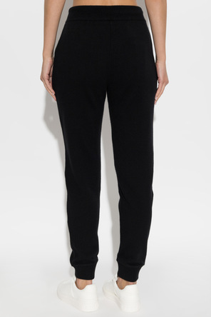 Balmain Wool trousers with sewn-in logo