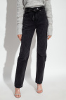 Marant Etoile BLACK ‘Vendelia’ high-rise jeans