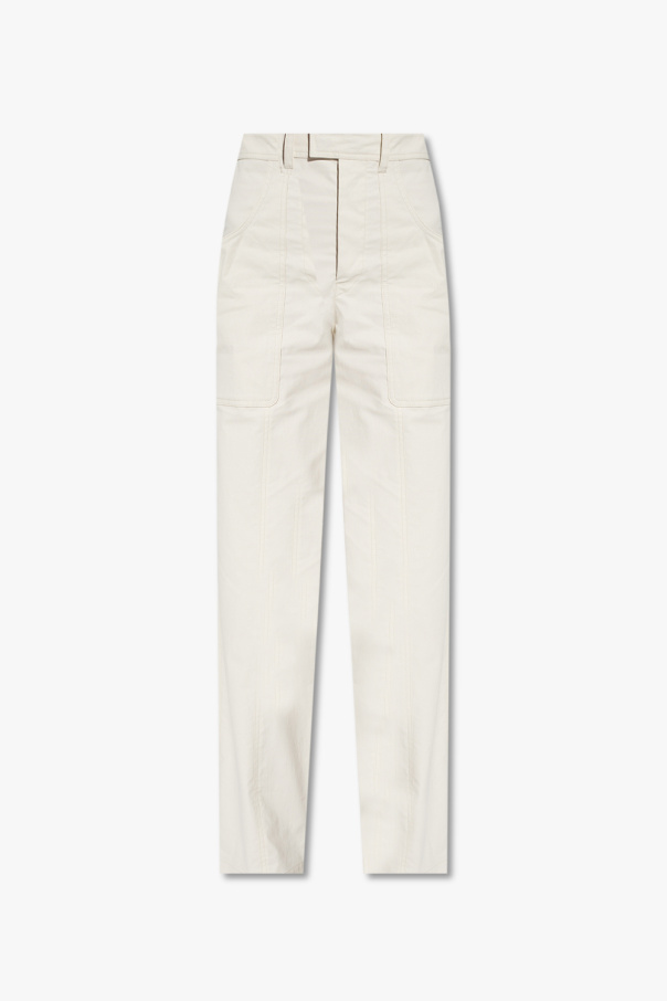 Isabel Marant ‘Glatiny’ cotton Olsen trousers