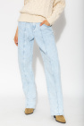 Isabel Marant light blue ‘Vetan’ high-waisted jeans