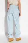 Isabel Marant light blue ‘Vetan’ high-waisted jeans