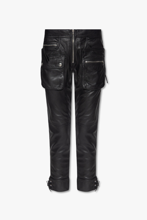 Isabel Marant ‘Claine’ leather trousers