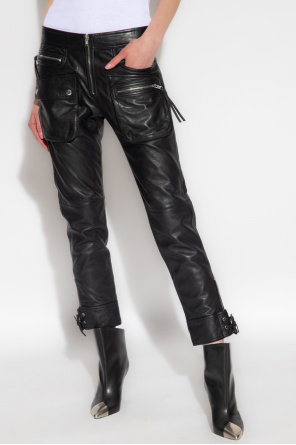 Isabel Marant ‘Claine’ leather trousers