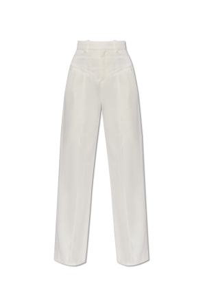 ‘staya’ pleat-front trousers od Isabel Marant